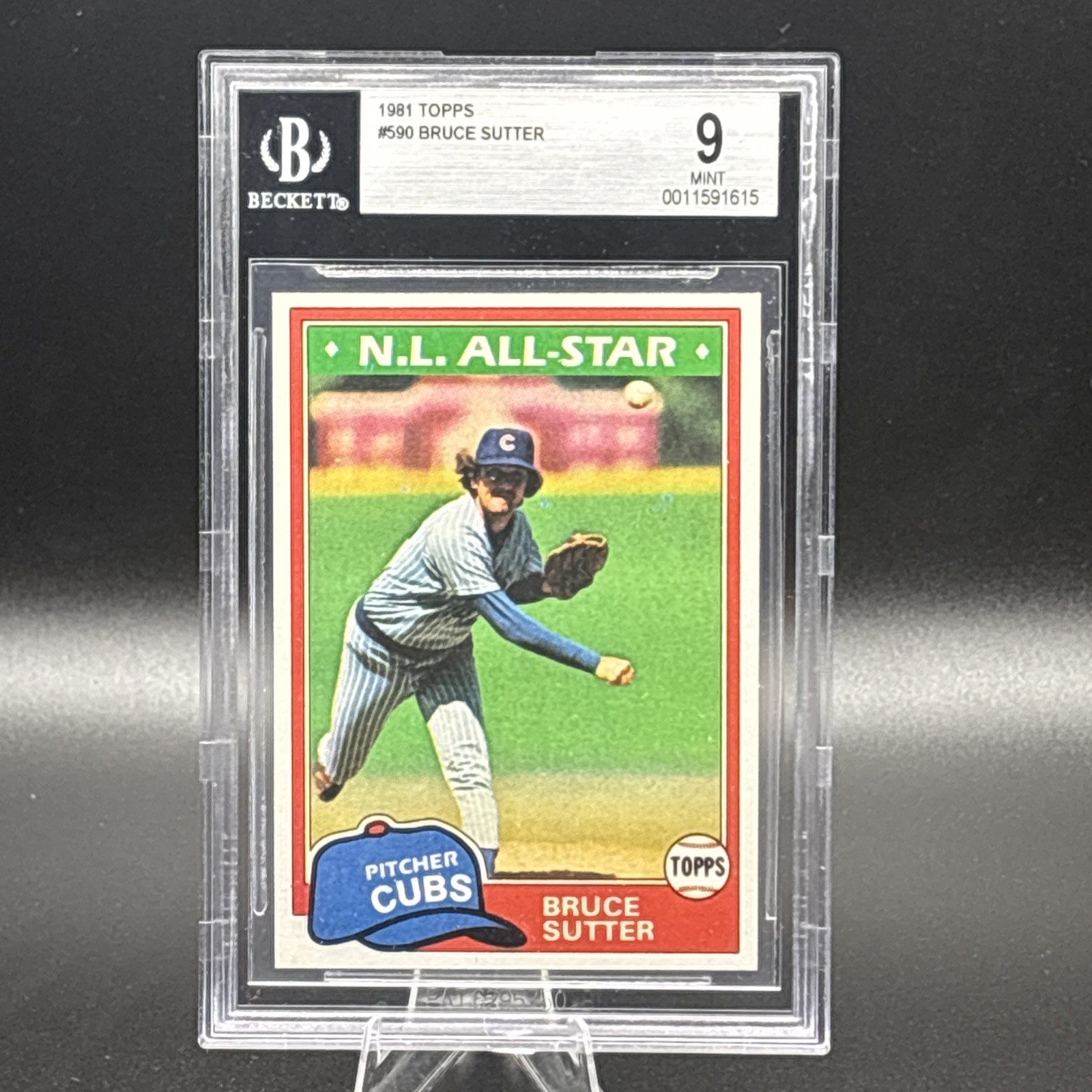 1981 Topps #590 Bruce Sutter HOF