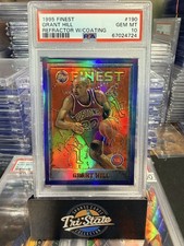 1995-96 Topps Finest Grant Hill #190 Refractor W/Coating PSA 10 *Mislabeled”