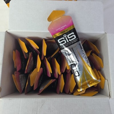 30 Pack Science in Sport Energy Gel SIS Isotonic Gel, 22g carbs TUTTI FRUTTI