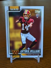 Topps 2026 Antonio Williams Rookie #328 Washington Commanders Football Card. rookie card picture