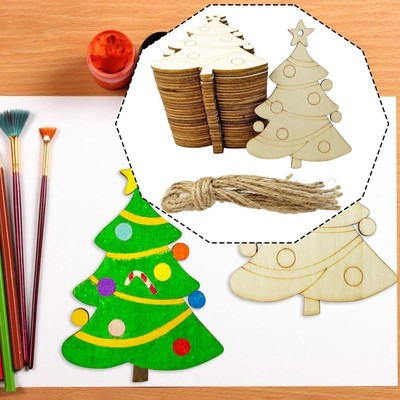 20 Stück Holzscheiben Zum Selbermachen Basteln Unvollendet Einweihung Geschenk Party Dekoration