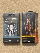 Clone Captain Rex and  Padawan Ahsoka Tano STAR WARS Black Series 6  Scale NEW