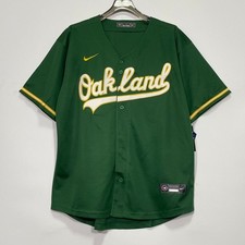 Oakland Athletics Baseball Jersey, Embroidered, Green