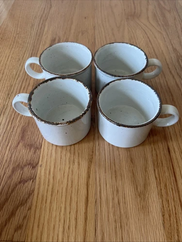 Midwinter Creation Stonehenge Set of 4 Coffee Mug Teacup England Vintage