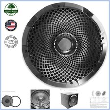 Steel Mesh Grille for 12-Inch Subwoofers, Ideal for Transportation Protection