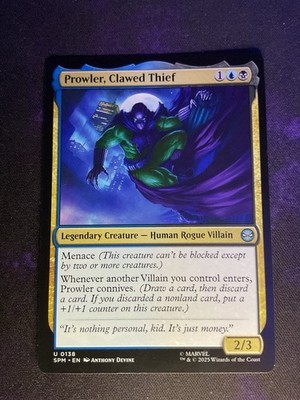 MTG * Prowler, Clawed Thief Spider-Man * 1X * NM