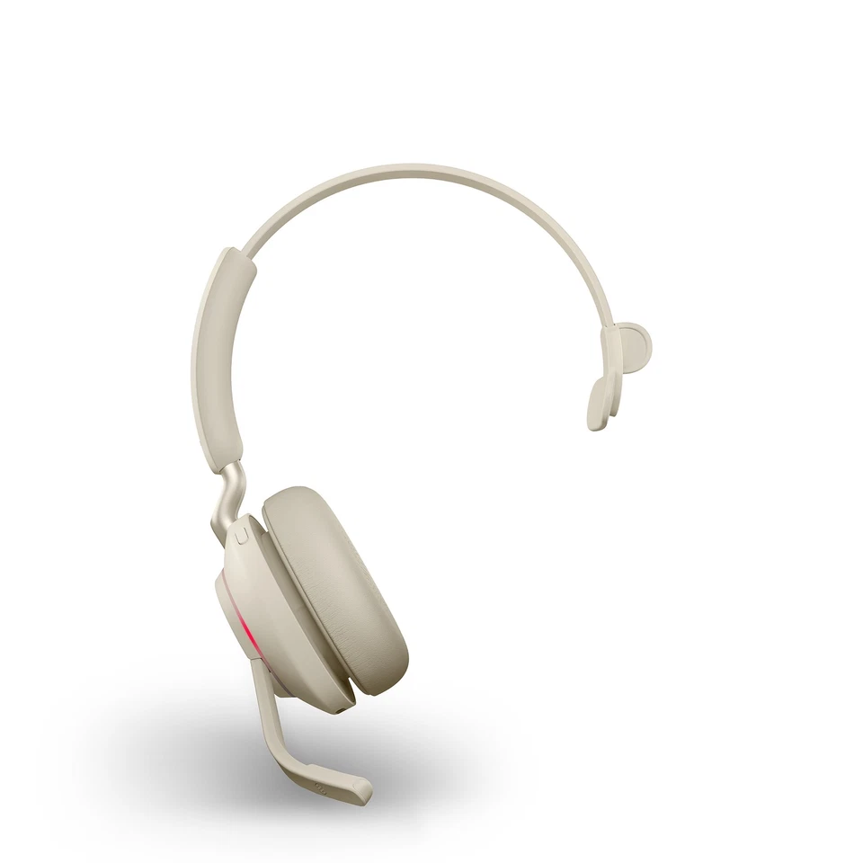 Jabra Evolve2 65 - USB-C MS Teams Mono - Beige, Refurbished - Image 2 of 4