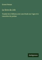 Ernest Renan | Le Livre De Job | Buch | FranzöSisch (2025) | Antigonos Verlag