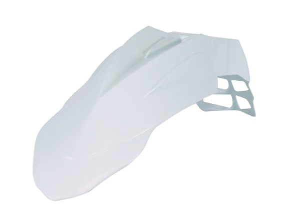 Acerbis Supermoto Front Fender - White Motorcycle Street Bike Dirt Bike