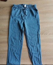 Mädchen Sommerhose Gummibund Gr. 128 getragen