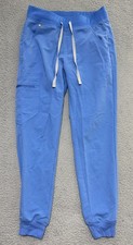 Figs Women  s Zamora Jogger Scrub Pants Blue Style W18SW2005 Size XS