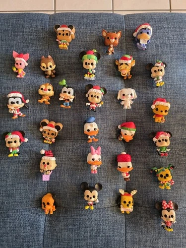 Disney Funko POP Mini Figures From 2022 Advent Calendar Mickey Mouse Pooh Lot 27