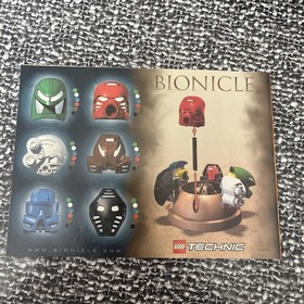 Lego Technic Bionicle 8534 Tahu Instruction Manual Booklet Only
