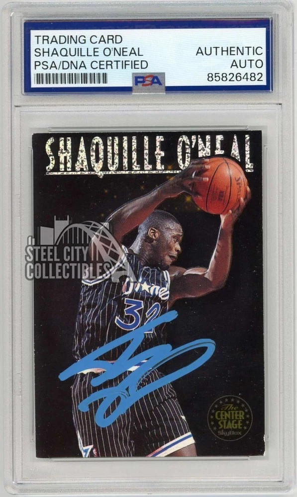 Shaquille O'Neal Autographed Basketball Trading Cards for sale | eBay
