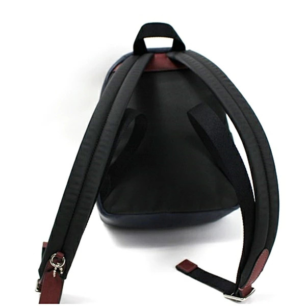 Coach Mini Denim Backpack Star Patch Leather Navy… - image 2