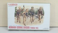 Dragon Bausatz 1:35 - 6036 Hermann GöRing Division Tunesien 1943 4 Figuren Ovp