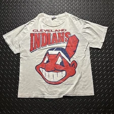 Vintage 1995 Cleveland Indians Baseball MLB Reprint Shirt  AN60120