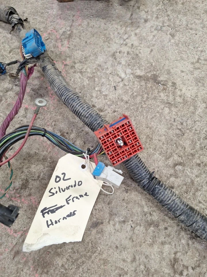 Chevrolet Silverado 1500HD 2002 chasis marco arnés de cableado 01 02 OEM 5,3 automático Foto 3 de 4