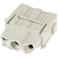 Harting 09140033102 Buchseneinsatz Han® C-Modul 3 + Pe Crimpen 1 St.