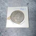1951 Benjamin Franklin 50C Circulated Business Strike Uncertified Ungraded