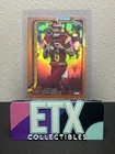 2025 Topps Chrome Jayden Daniels Football Leather Orange Refractor #/25