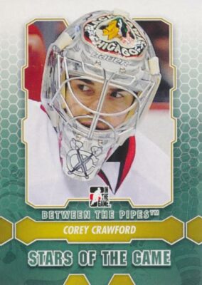 2012-13 Between the Pipes #84 COREY CRAWFORD - Chicago Blackhawks