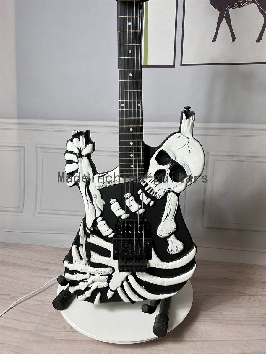 Custom Skull Style TL Left Handed Electric Guitar Maple Neck Custom Skull Style TL Left Handed Electric Guitar Maple Neck