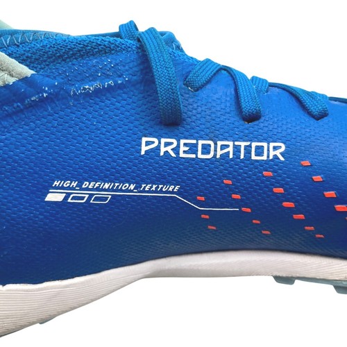 Botines de fútbol Adidas Predator Accuracy.3 FG GZ0007 para hombre talla 9,5 azul blanco - Imagen 8 de 14