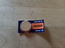 1 NEW SONY CR2025 3V Lithium Coin Battery FRESHLY NEW - USA Seller