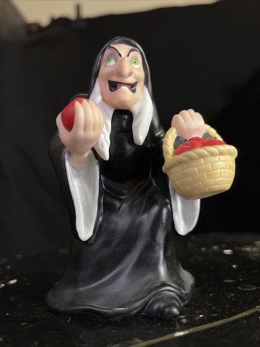 Vintage Disney schneeweiß böse Königin wie alte Hag Porzellan Keramik Figur - Bild 5 von 10