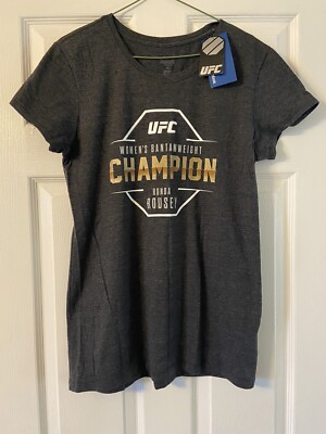 Ronda Rousey UFC Reebok Women's Fighter Champion T-Shirt Small XL