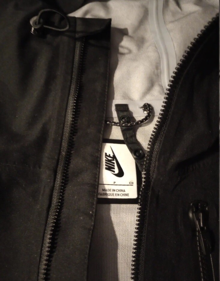 NIKE x Undercover Chaos Balance Black Fishtail Parka w/ 2-in-1