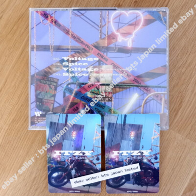 ITZY リュジン トレカ セット Voltage コンプ ITZY Ryujin Voltage MIDZY Japan ver + Official 2 Photocards PCS
