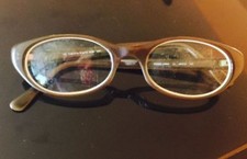 VTG Calvin Klein Khaki Eyeglass Frames Made in Japan