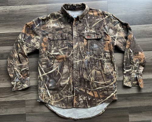 Camo Chamois Shirt 10X Brand Mens Size 