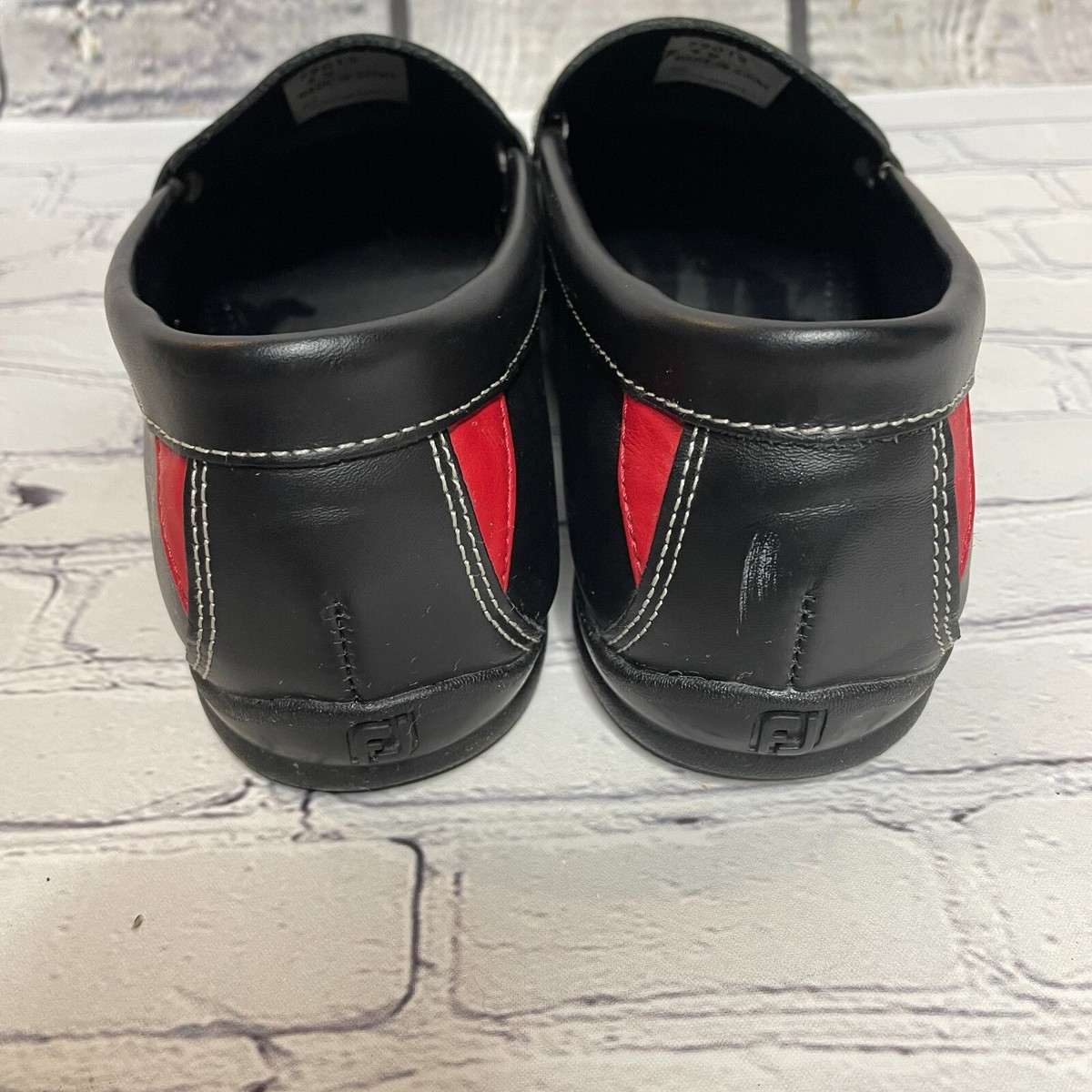 FootJoy Bit Detail Leather Loafers Black Mens 11 M 79015 Men main image 3