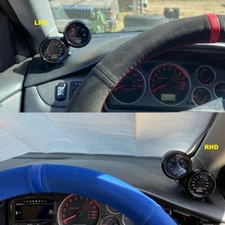 Vent Gauge Pod 52mm DUAL for Lancer Evo Evolution 7 8 9 VIII IX LHD or RHD