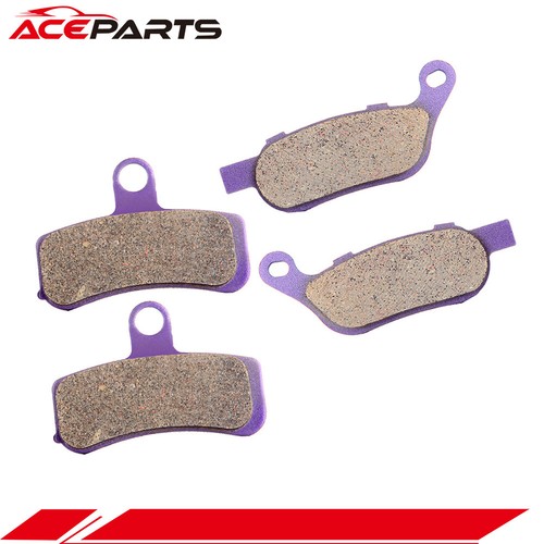Front & Rear Brake Pads For 2010-2016 Harley-Davidson Wide Glide FXDWG Dyna - Picture 7 of 10
