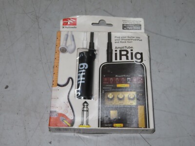 IK Multimedia AmpliTube IRig Guitar Interface Adapter For iphone ipad ipod