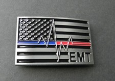 EMT EMERGENCY MEDICAL TECHNICIAN FIRST RESPONDER BELT BUCKLE 3.2 INCHES