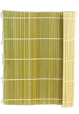Japanese Natural Flat Bamboo Sticks Sushi Roll Roller Mat 9.5" Sq Made in Japan