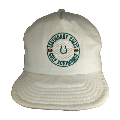 Vintage Baltimore Colts Trucker Snapback Hat NFL Legendary Colts Golf Scrimmage