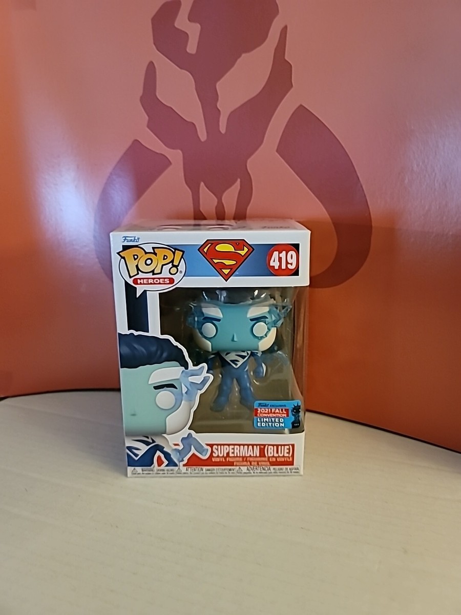 DC Heroes #0419 Funko POP! Superman *Blue* (NYCC/Fall