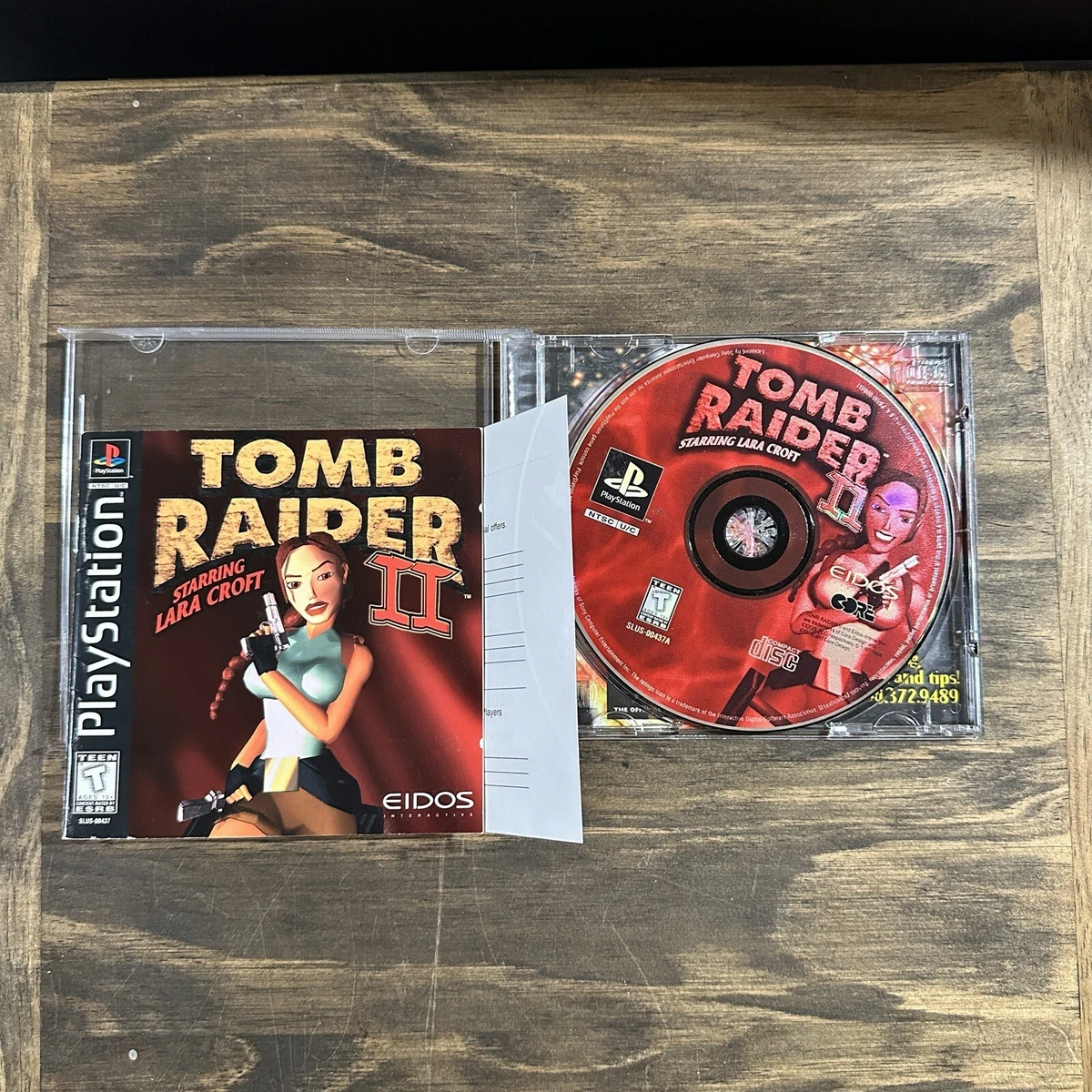 TOMB RAIDER II Starring Lara Croft PS1 Playstation Platinum (1997) PAL