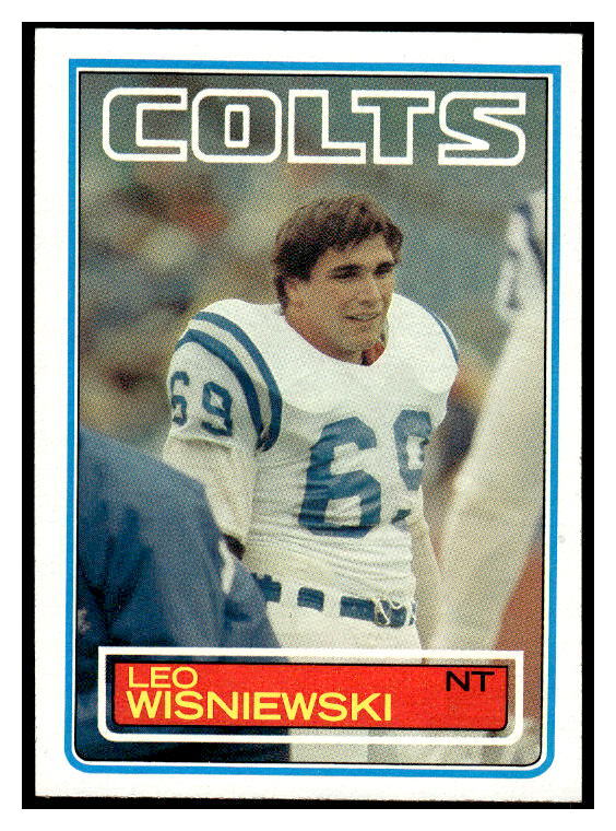 1983 Topps #218 Leo Wisniewski Baltimore Colts Rookie Excellent | eBay