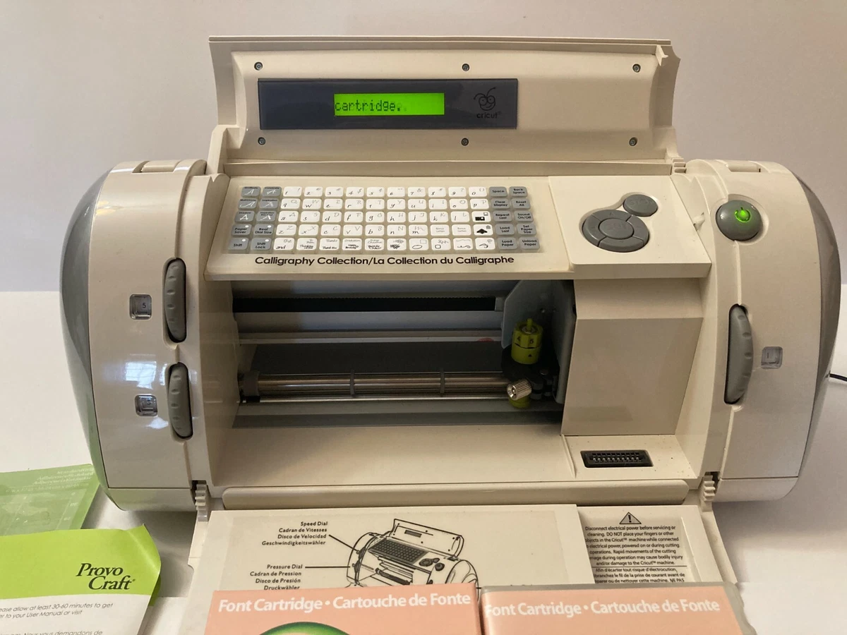 Cricut Personal Electronic Cutter Crafting Machine Die Cut CRV001 Cart