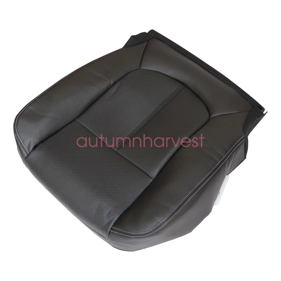 Cubierta de asiento de cuero negra para Ford F450 Super Duty Lariat 2011-2016 Foto 2 de 4