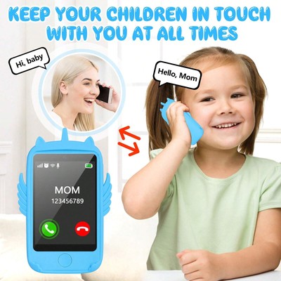 Children Mobile Phone With 19 Learning Game 2.8in Touch Screen Kids Cell Phone S