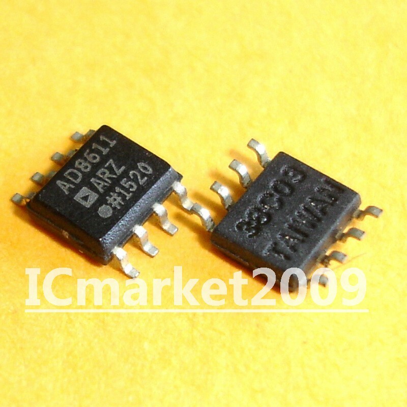 5 PCS AD8611ARZ SOP-8 AD8611 AD8611A 8611A 4ns Single-Supply ...