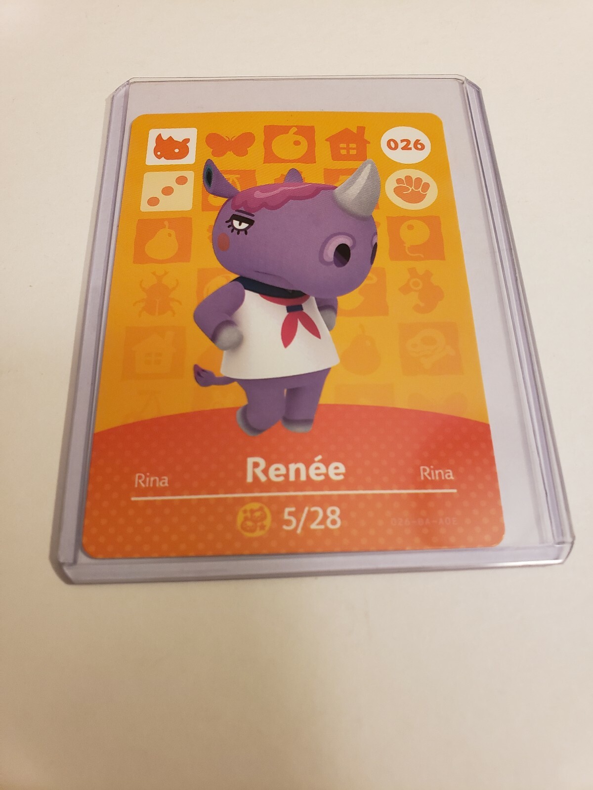 Renee Rene 026 Animal Crossing Amiibo Card Series 1 MINT NEVER